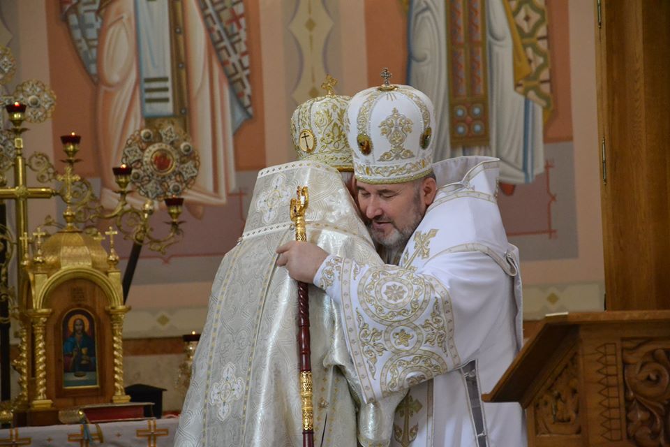 Митрополит Володимир привітав владику Василія з іменинами