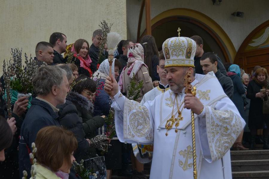 Архиєрейське богослужіння на Вербну Неділю