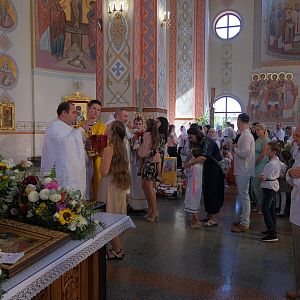Святкування храмового празника у головному храму Коломийської єпархії