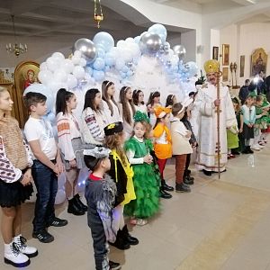 Святий Миколай завітав до дітей Катедрального собору