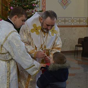 Єпарха Коломийського владику Василія (Івасюка) привітали з іменинами