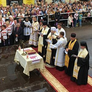 У Коломиї задзвеніли освячені дзвони карильйону