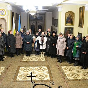До єпархіального управління завітали колядники