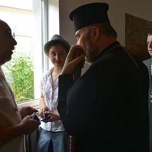 Преосвященний єпископ Василь(Івасюк) поблагословив відкриття виставки “Мистецький Собор” у Коломиї
