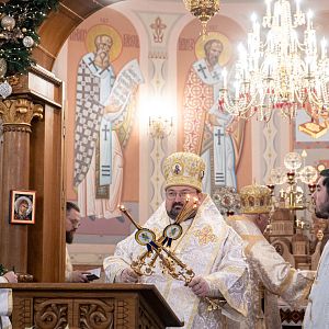 Свята Літургія у День Іменин владики Василія!