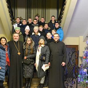 До єпархіального управління завітали колядники