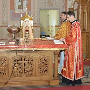 Вечірня з Літургією Василія Великого за участю Архієрея