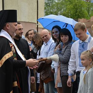 Владика Василій звершив богослужіння Великої Суботи та освятив паску