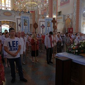 Святкування храмового празника у головному храму Коломийської єпархії