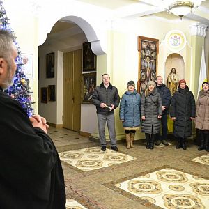 До єпархіального управління завітали колядники
