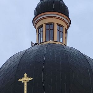 Ремонт фасаду собору!