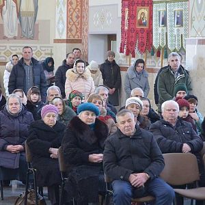 У неділю блудного сина владика Василь (Івасюк) молився в головному храмі єпархії