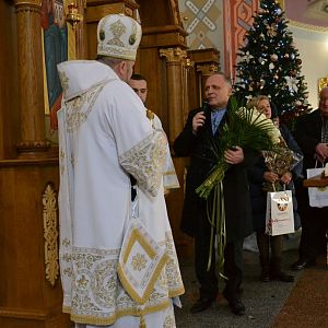 Митрополит Володимир привітав владику Василія з іменинами