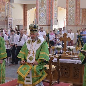 “Святий Дух – це світло, яке допомагає знайти правду житті”, – владика Василь (Івасюк) в свято П’ятидесятниці