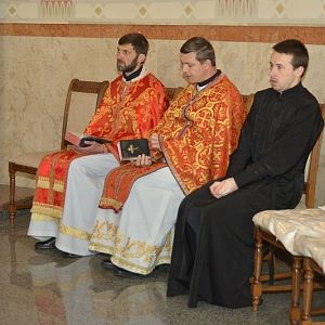 Вечірня з Літургією Василія Великого за участю Архієрея