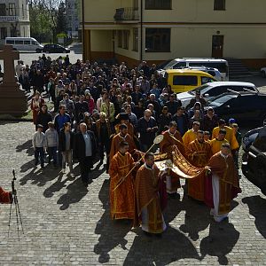 Виніс Плащаниці у головному храмі єпархії
