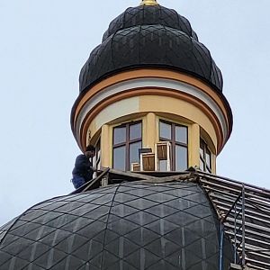 Ремонт фасаду собору!