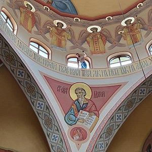 Заміна вікон у куполі собору!