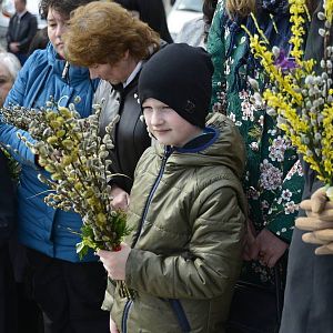 Вербна неділя у Катедральному соборі м. Коломиї