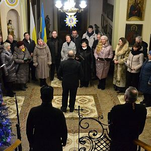 До єпархіального управління завітали колядники