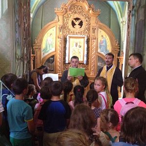 Юні паломники в Зарваниці