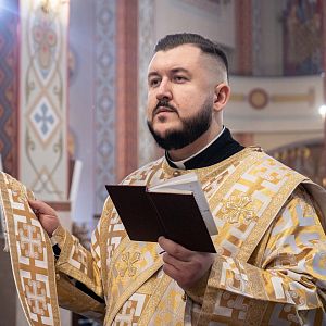 Свята Літургія у День Іменин владики Василія!