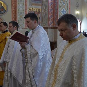 У неділю блудного сина владика Василь (Івасюк) молився в головному храмі єпархії