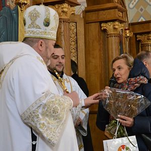 Митрополит Володимир привітав владику Василія з іменинами