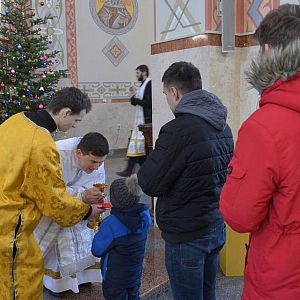 У неділю блудного сина владика Василь (Івасюк) молився в головному храмі єпархії