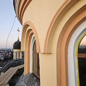 Заміна вікон у куполі собору!