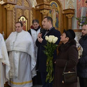 Єпарха Коломийського владику Василія (Івасюка) привітали з іменинами