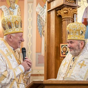 Свята Літургія у День Іменин владики Василія!