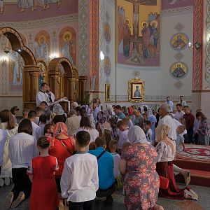 Святкування храмового празника у головному храму Коломийської єпархії