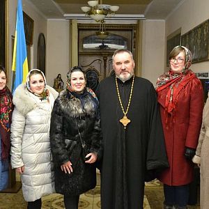 До єпархіального управління завітали колядники