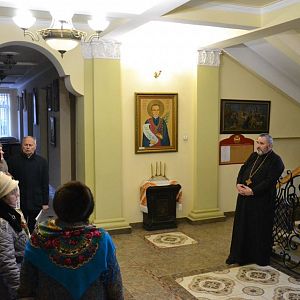 До єпархіального управління завітали колядники
