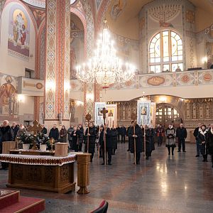 Свята Літургія у День Іменин владики Василія!