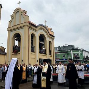 У Коломиї задзвеніли освячені дзвони карильйону