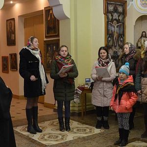 Зі щедрівками до єпархії