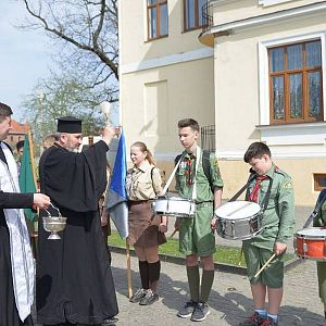 Владика Василій привітав пластунів із 106-ю річницею