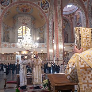 Свята Літургія у День Іменин владики Василія!