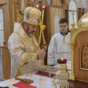 У Неділю Всепрощення кир Василій (Івасюк) очолив Літургію в Катедральному соборі м.Коломия