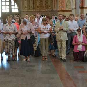 Проща Яремчанського деканату до Катедрального Собору