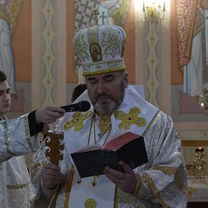 Єпарха Коломийського владику Василія (Івасюка) привітали з іменинами