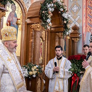 Свята Літургія у День Іменин владики Василія!