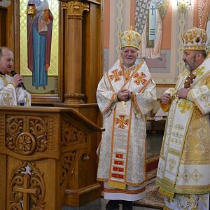 Подячна Літургія з нагоди 60-річчя владики Василія Івасюка