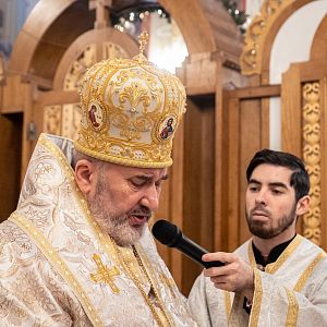 Свята Літургія у День Іменин владики Василія!