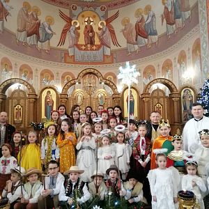 Різдвяний вертеп від найменших парафіян