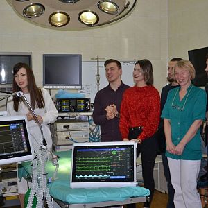 Освячення апарату штучної вентиляції легень у пологовому будинку