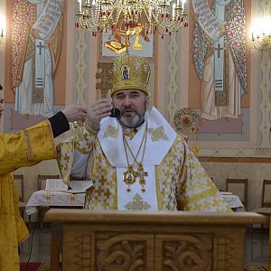 У неділю блудного сина владика Василь (Івасюк) молився в головному храмі єпархії