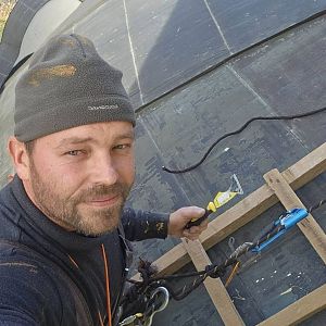 Заміна вікон у куполі собору!